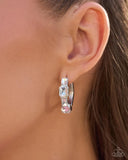 Papparazzi Operatic Overture- White Earrings Hoops