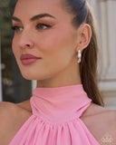 Papparazzi Operatic Overture- White Earrings Hoops
