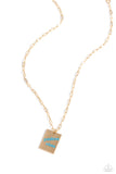 Paparazzi Optimistic Vibes - Blue Necklace