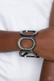 Paparazzi Opulent Ovals - Black Bracelet