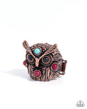 Paparazzi Owl Obligato- Copper Ring