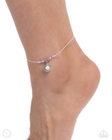 Paparazzi Oyster Overture - Pink Anklet