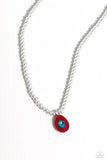 Paparazzi PEARL-demonium - Red Montana Gem Necklace