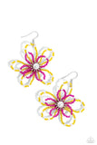 Paparazzi PEARL Crush - Yellow Earrings