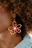 Paparazzi PEARL Crush - Yellow Earrings