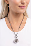 Paparazzi Packed and Polished - Black Gunmetal Necklace