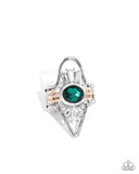 Paparazzi Painted Palooza- Green Ring
