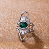 Paparazzi Painted Palooza- Green Ring