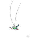 Paparazzi Painted Perch- Blue Necklace