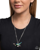 Paparazzi Painted Perch- Blue Necklace