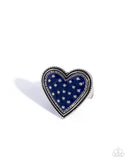 Paparazzi Painted Production- Blue Ring