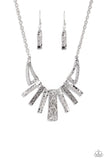 Paparazzi Paisley Pastime - Silver Necklace