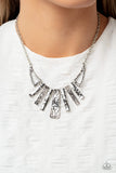 Paparazzi Paisley Pastime - Silver Necklace