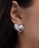 Paparazzi Daring Damsel- Pink Earrings