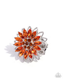 Paparazzi Sunflower Souvenir- Orange Ring