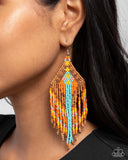 Paparazzi Paramount Pattern- Multi Seadbeeds Earrings