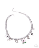 Paparazzi Parisian Pedestal- Pink Necklace