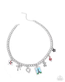 Paparazzi Parisian Pedestal- Red Necklace