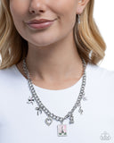 Paparazzi Parisian Pedestal- Pink Necklace