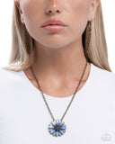 Paparazzi Parisian Posy- Brass Necklace
