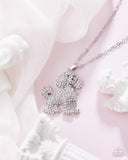 Paparazzi Particular Poodle- White Necklace
