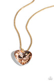 Paparazzi Parting is Such Sweet Sorrow - Gold Heart Necklace
