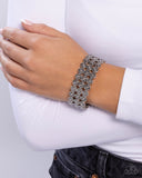 Paparazzi Passionate Pattern- Silver Bracelet