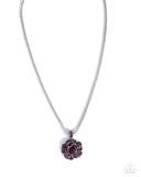 Paparazzi Passionate Petals- Purple Necklace