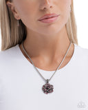 Paparazzi Passionate Petals- Purple Necklace