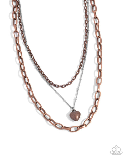 Paparazzi Passionate Place - Copper Necklace