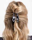 Paparazzi Patchwork Promise- Black Hair Accessory