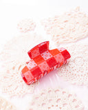 PaparazziPatchwork Promise- Red Hair Accessory