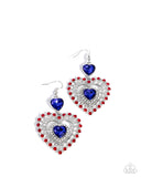 Paparazzi Patriotic Pattern- Multi Earrings