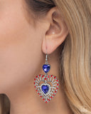 Paparazzi Patriotic Pattern- Multi Earrings