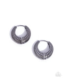 Paparazzi Pattern Permanence- Black Earrings