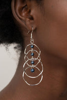 Paparazzi Pearl Palooza - Blue Earrings