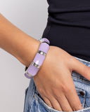 Paparazzi Pearlized Promise- Purple Bracelet