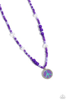 Paparazzi Pearly Possession - Purple Necklace