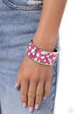 Paparazzi Penchant for Patterns - Pink Bracelet