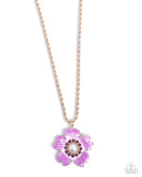 Paparazzi Perennial Pendant- Purple Necklace