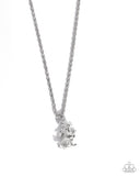 Paparazzi Pet Rabbit- Silver Necklace
