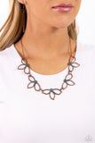 Paparazzi Petal Pageantry - Copper Necklace