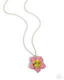 Paparazzi Petaled Pact- Pink Necklace