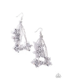 Paparazzi Petaled Precipitation - Silver Earrings