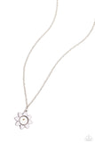 Paparazzi Petals of Inspiration - White Mustard Sead Necklace