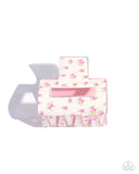 Paparazzi Petite Print- Pink Hair Accessory