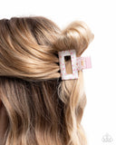 Paparazzi Petite Print- Pink Hair Accessory