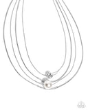 Paparazzi Phenomenal Pearls- White Necklace