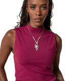 Paparazzi Phenomenal Pizzazz- White Necklace