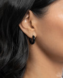 Paparazzi Pivoting Paint - Black Hoops